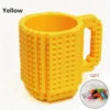 Taza Pocillo Mug Lego + Piezas adheribles